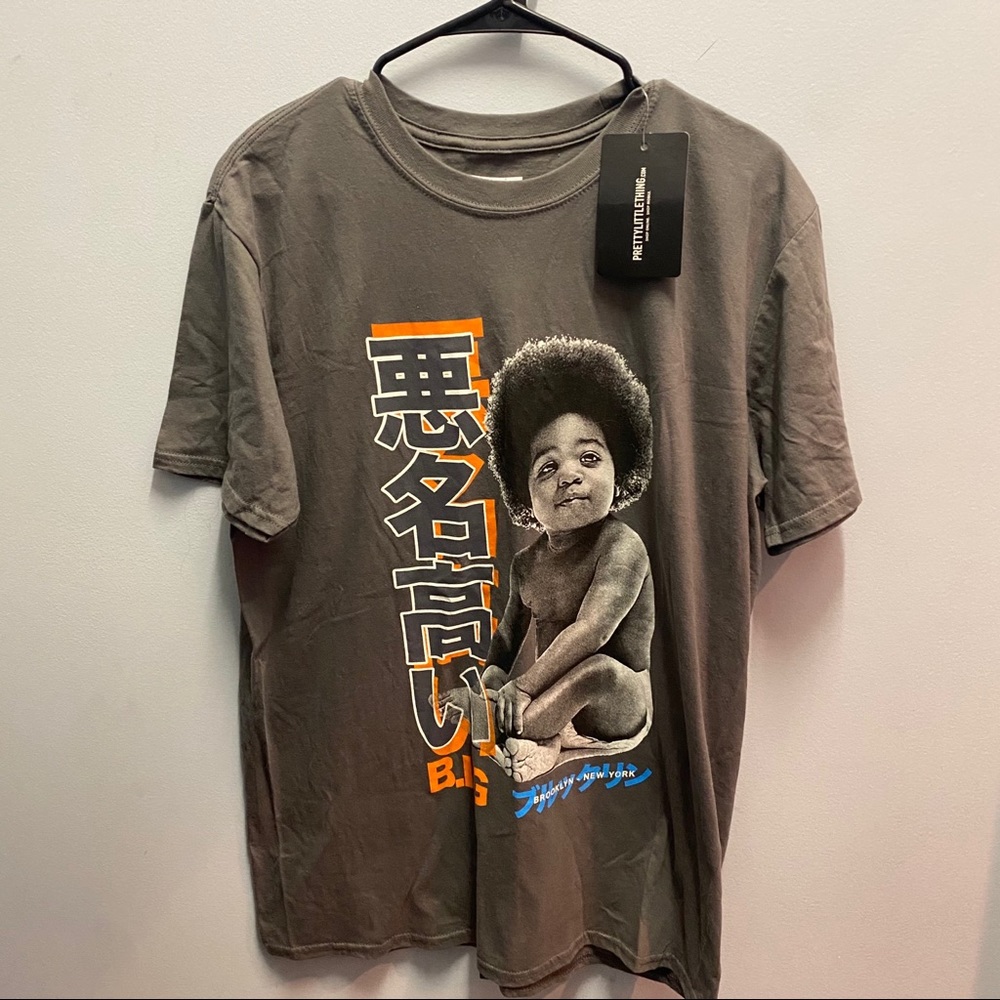 PrettyLittleThing Notorious B.I.G graphic T-shirt